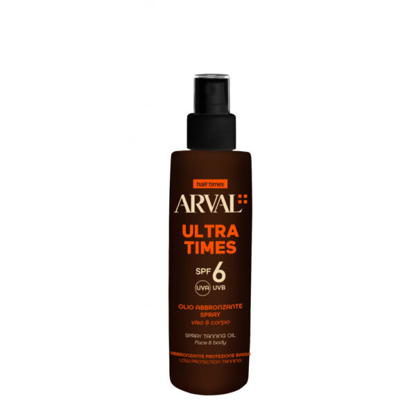 Arval Ultra Times SPF6 Olio Abbronzante spray viso e corpo fl. 125ml