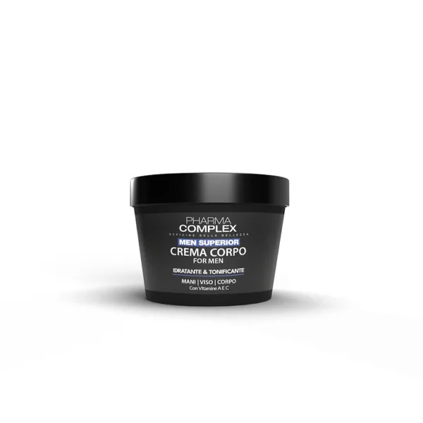 Crema Corpo MEN SUPERIOR 250ml. Idradante & Tonificante Vit C - immagine 2