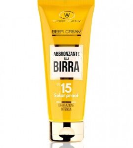 Beer Cream Super Abbronzante SPF 15 viso-corpo 100ml.
