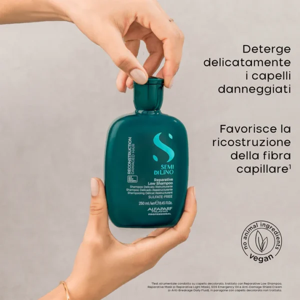 Alfaparf Semi di Lino / Reparative Low Shampoo 250ml. - immagine 2