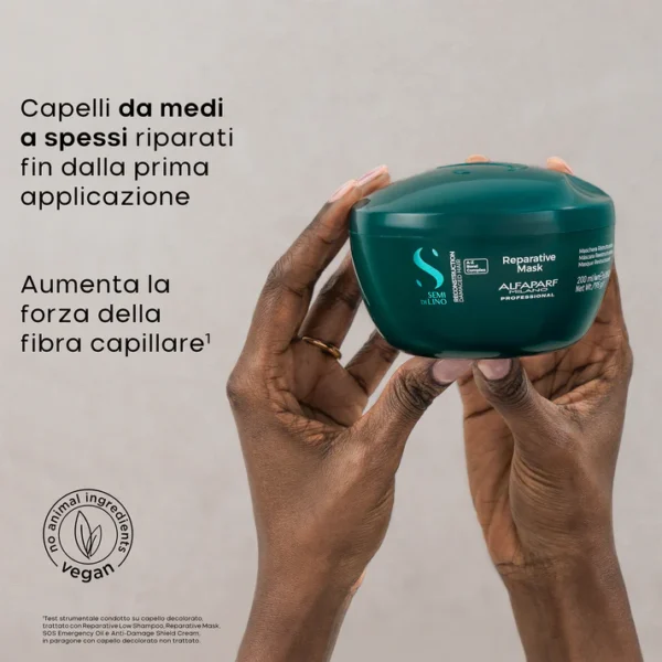 Alfaparf Semi di Lino Reparative Maschera 200ml. - immagine 2