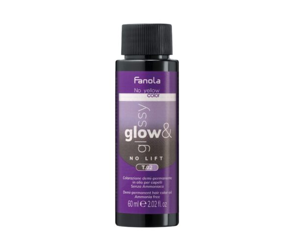 Fanola Toner in Olio No Yellow Glow&Glossy, 60 ml
