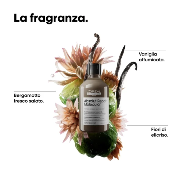 Oreal Serie Expert Shampoo - Absolut Repair Molecolar - immagine 2