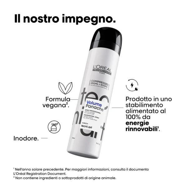 Oreal Tecni Art Spray Volume Panache 250ml. - immagine 3