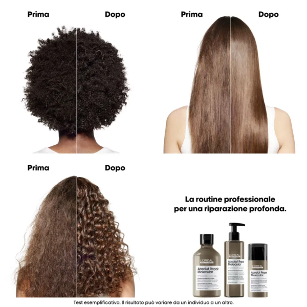 Oreal Serie Expert Shampoo - Absolut Repair Molecolar - immagine 3