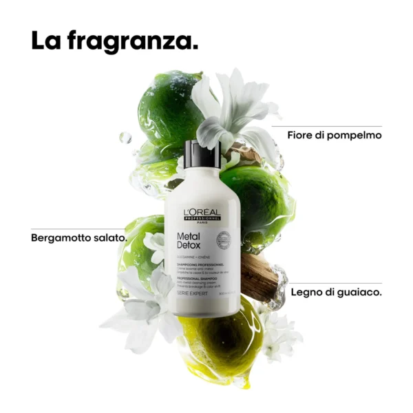 Oreal Serie Expert Shampoo - Metal Detox - immagine 2