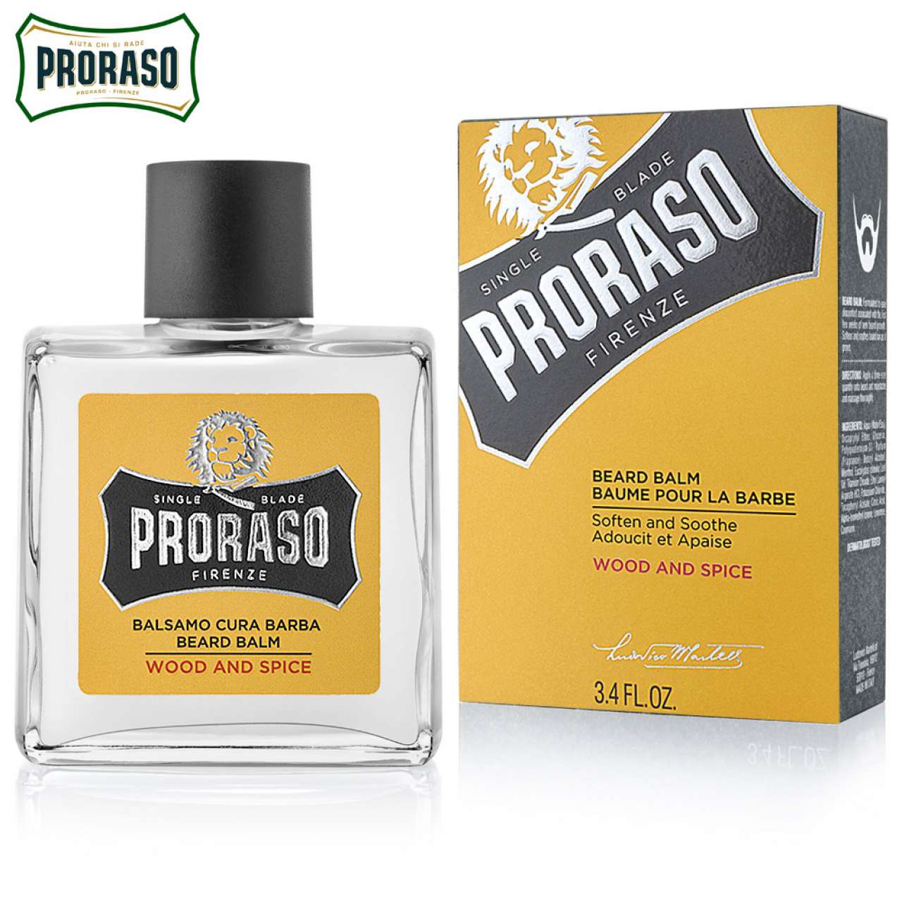 Proraso Balsamo Cura Barba 100ml. Wood and Spice - immagine 2